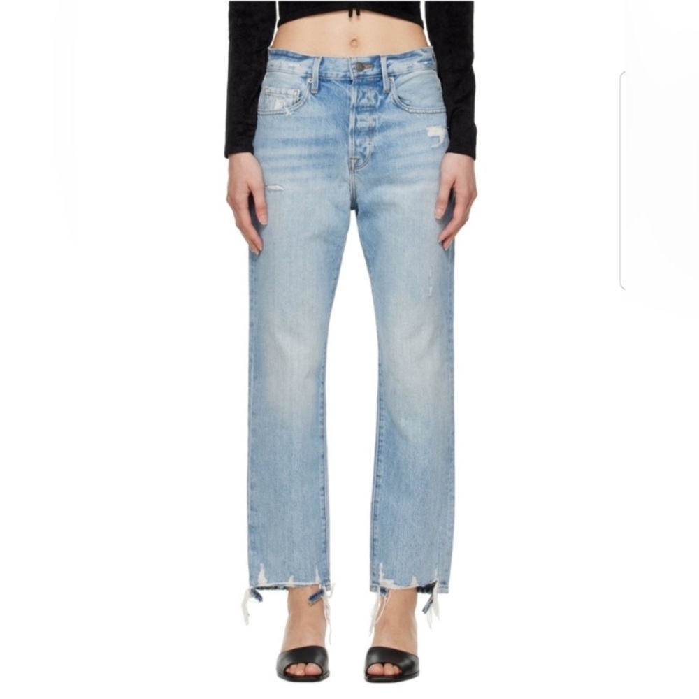 FRAME 'Le Original' Straight Leg Ankle Jeans Light Wash